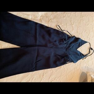 Black halter jumpsuit